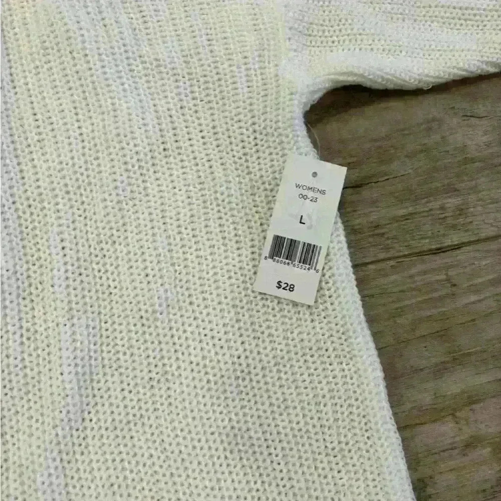 NWT Dip large cream long sleeve cardigan - Picture 2 of 4